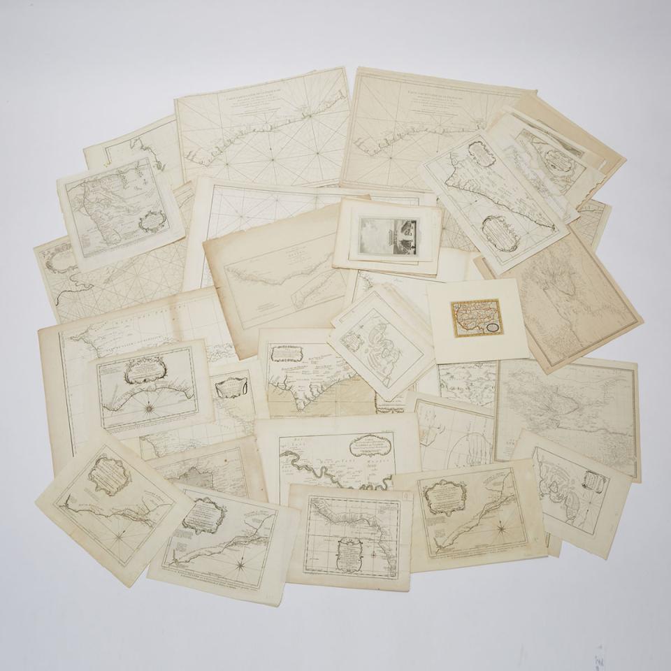 Collection of Maps, Nautical Charts and Engravings Relating to West Africa, 17th and 18th centuries