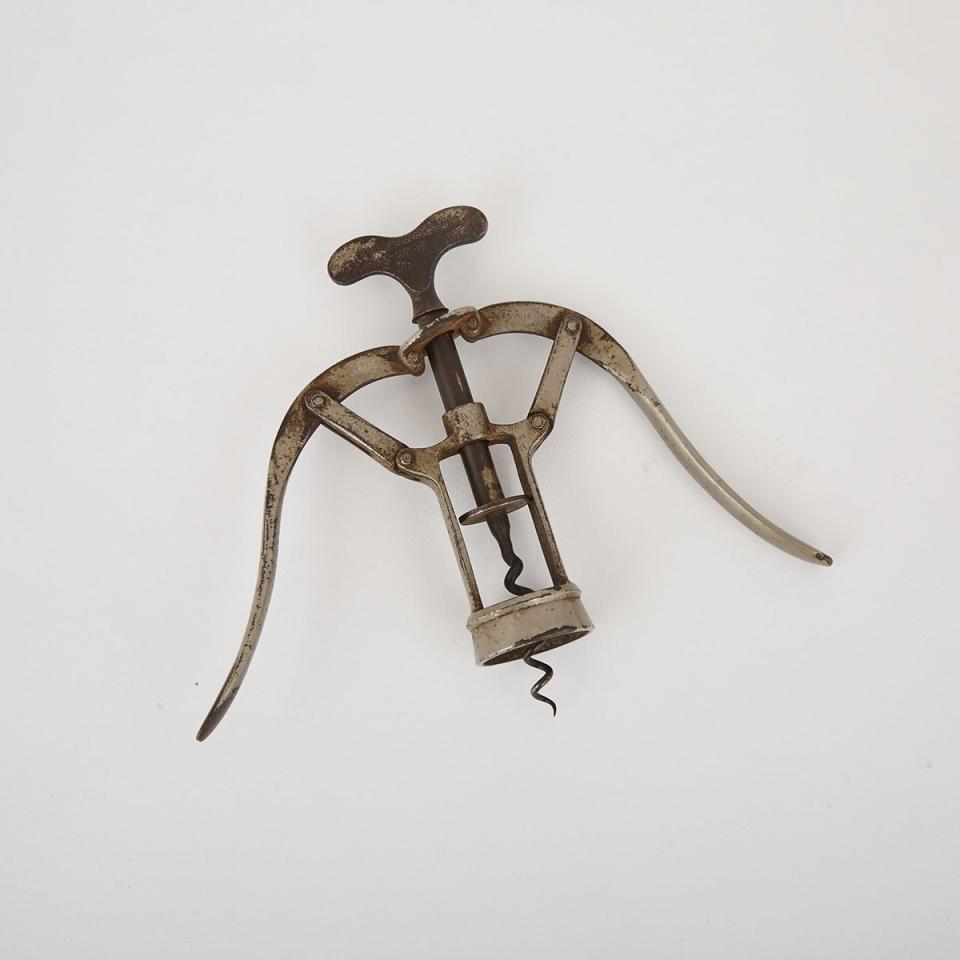 James Heeley & Sons Patent double Lever Corkscrew No. 6006, 19th century