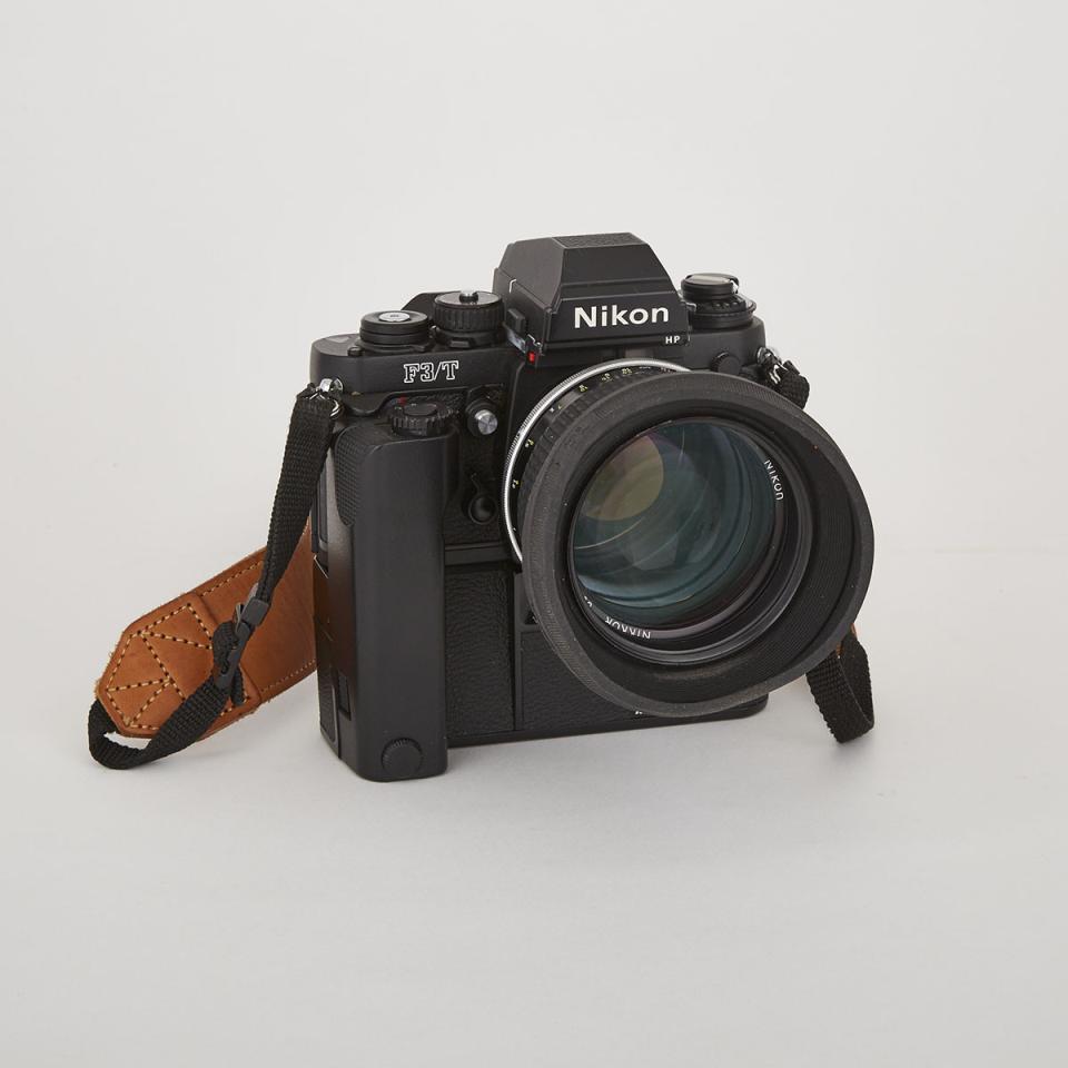 Nikon F3/T 35mm SLR Camera and Lens, c,1986