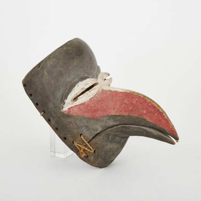Dan Bird Mask with articulating beak, Ivory Coast / Liberia, West Africa
