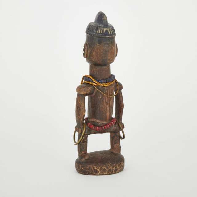 Unidentified Female Figure, possibly Kongo, Teke or Yaka, Central Africa