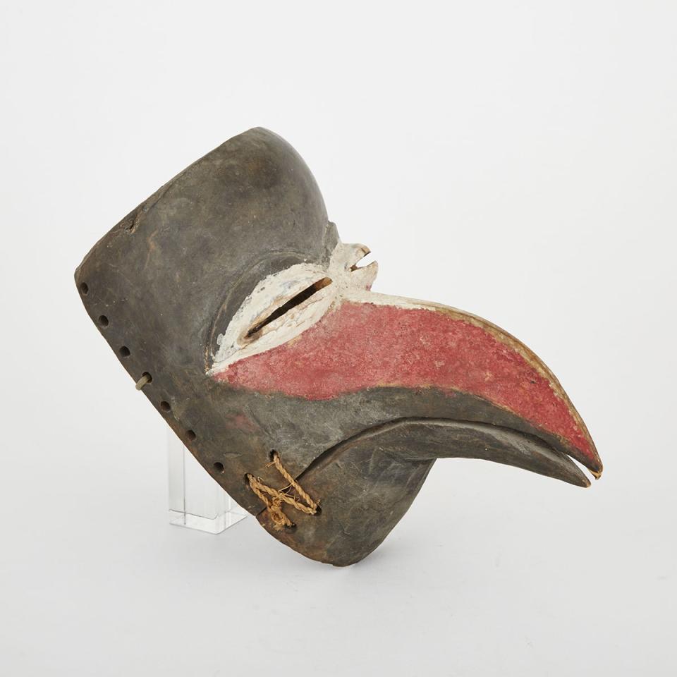 Dan Bird Mask with articulating beak, Ivory Coast / Liberia, West Africa