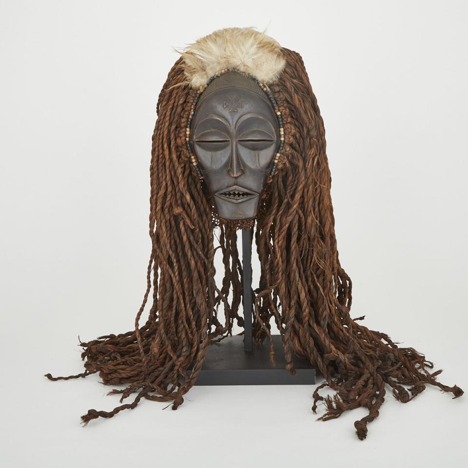 Chokwe Mwana Pwo Mask, Central Africa