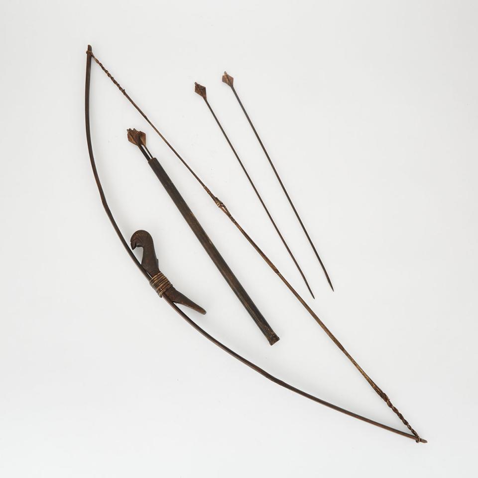 Bow and Arrows with Quiver, South Africa