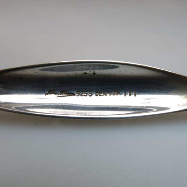Hans Hansen Danish Sterling Silver Bar Pin