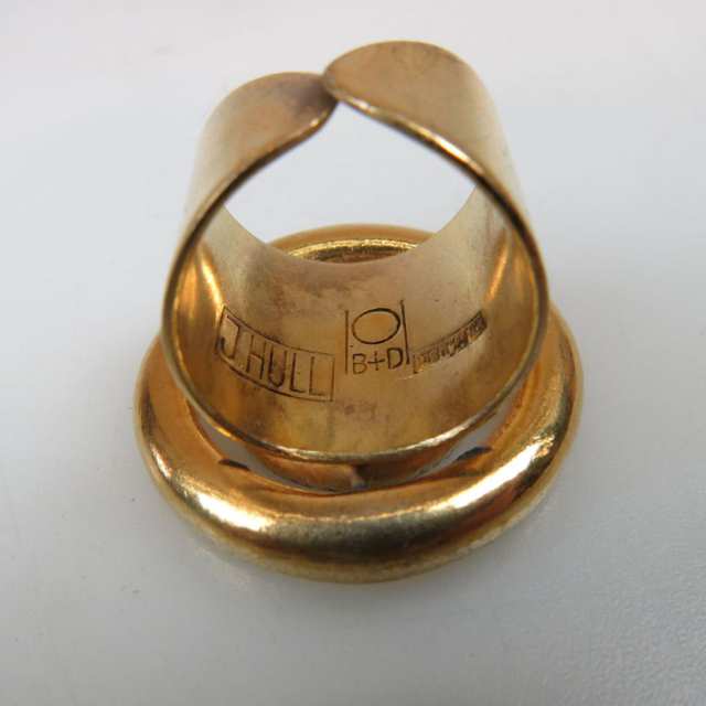 Jacob Hull Buch & Diechmann Danish Gold Plated Ring 