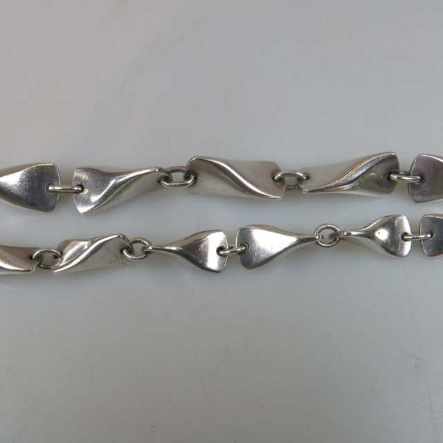Georg Jensen Danish Sterling Silver Bracelet and Necklace