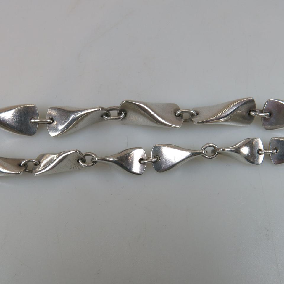 Georg Jensen Danish Sterling Silver Bracelet and Necklace