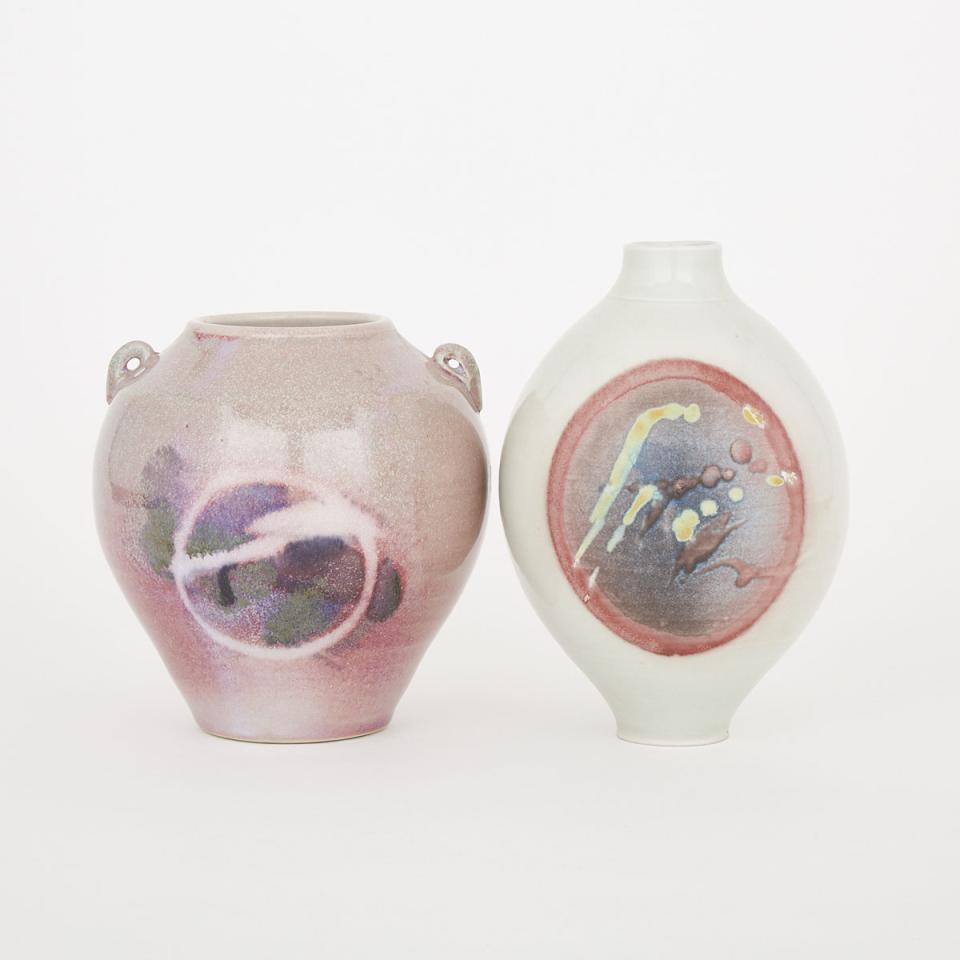 Two Kayo O’Young Vases, c.1990