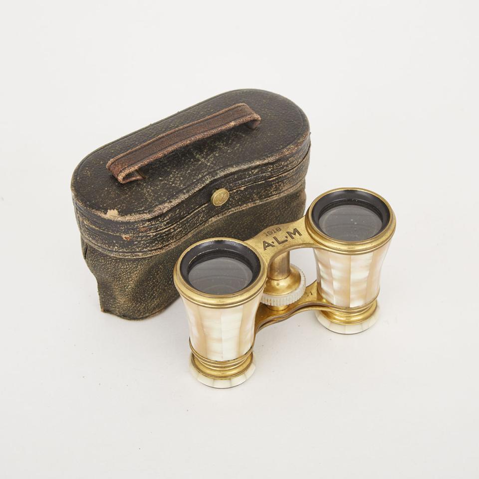 Pair of French Opera Glasses, Lemaire, Paris, 1918