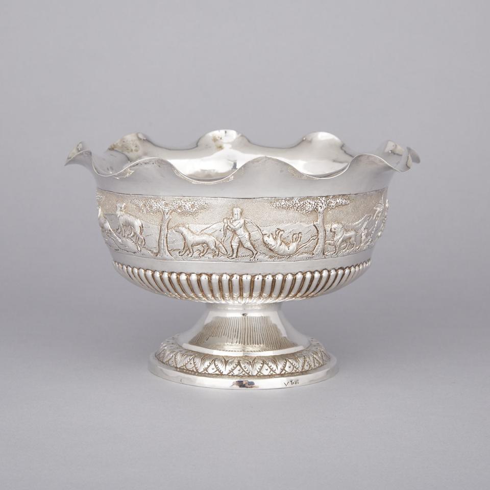 Eastern Silver Footed Bowl, early 20th century