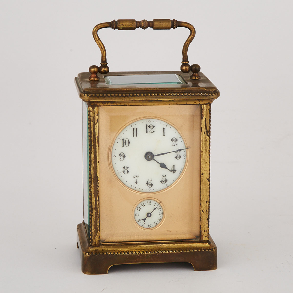 French Carriage Clock with Alarm, late 19th century