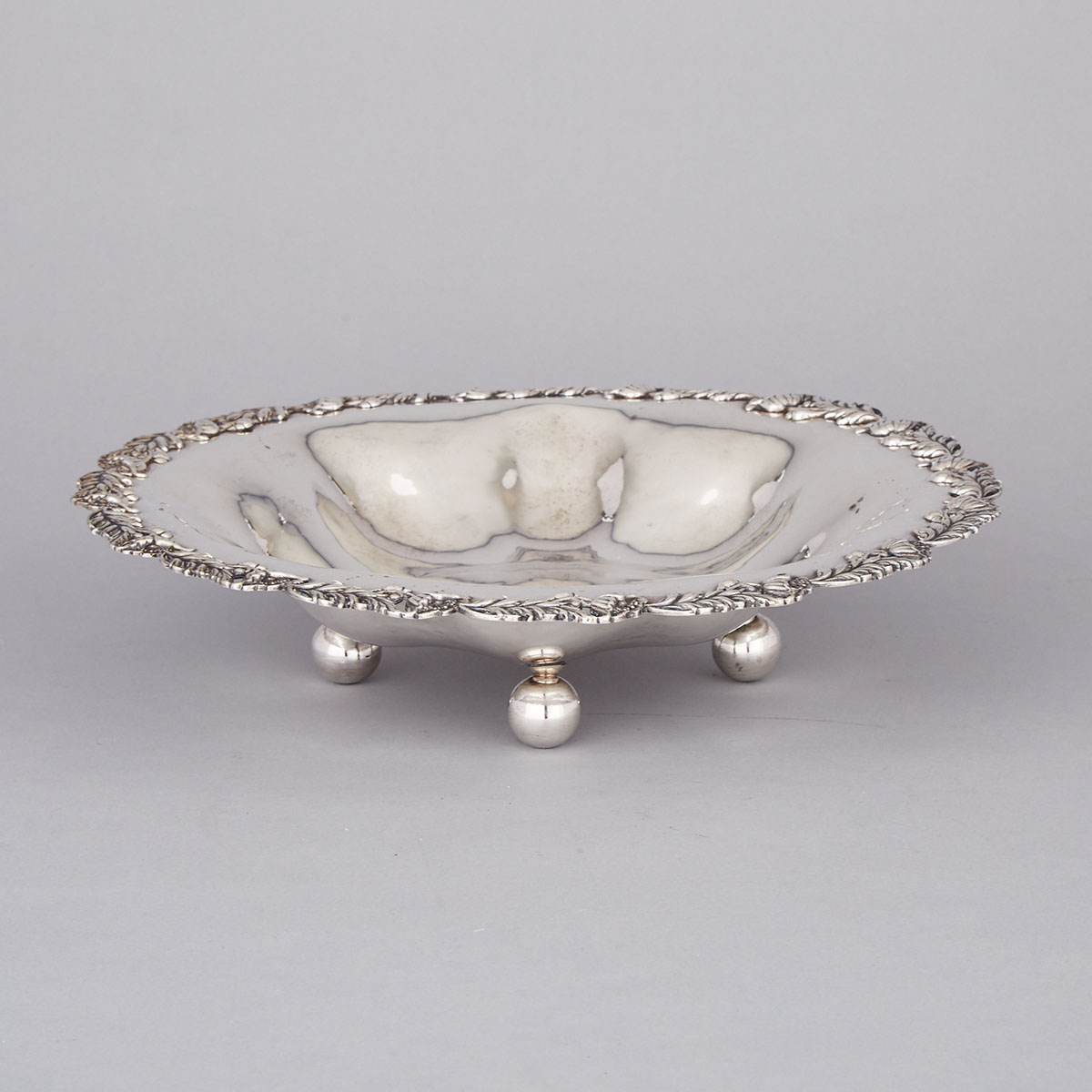 South American Silver Bowl, 20th century