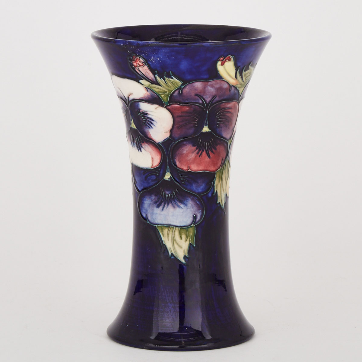 Moorcroft Pansy Vase, 1930s