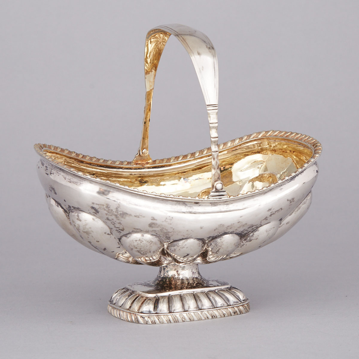 Russian Silver Sugar Basket, probably Alexander Yarshinov, St. Petersburg, c.1800