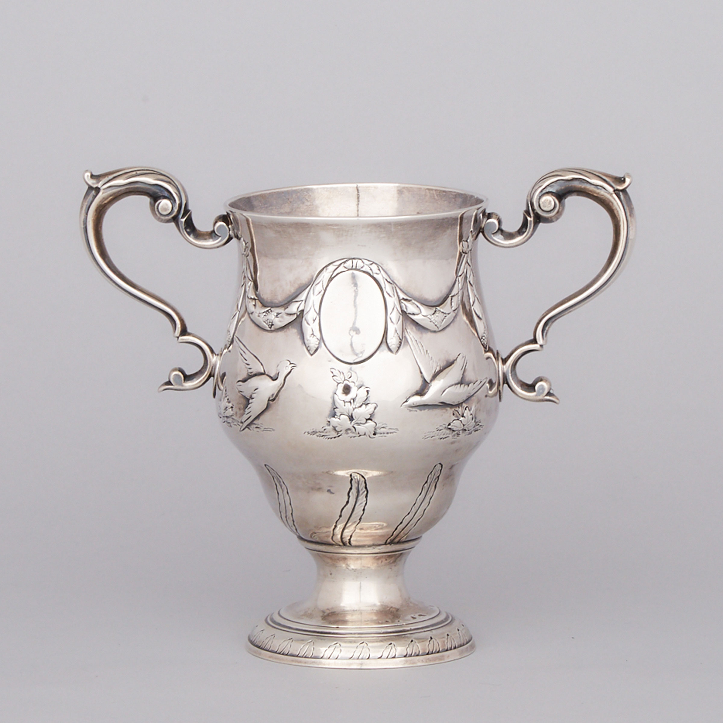 George III Irish Silver Two-Handled Cup, Matthew West, Dublin, 1778