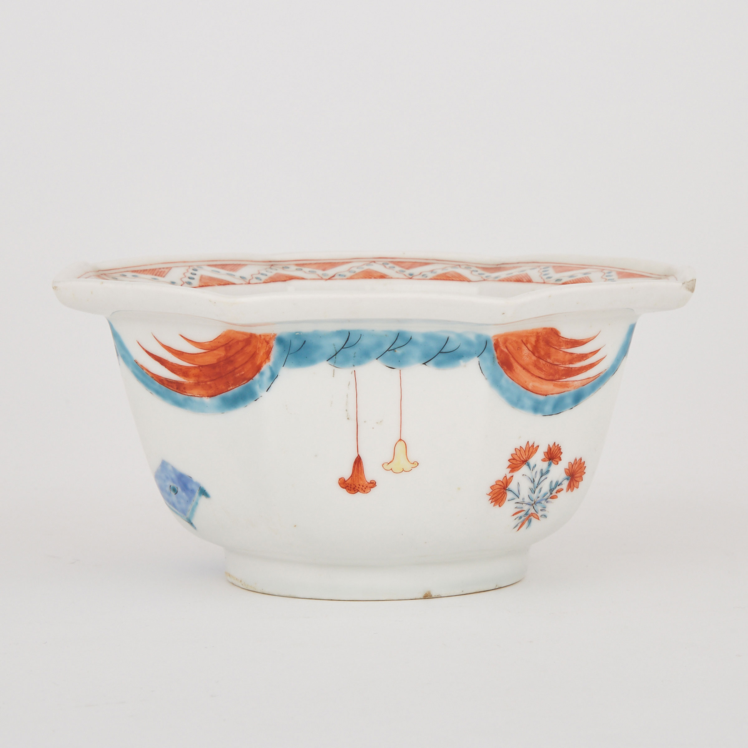 Chelsea Kakiemon Octagonal Bowl, c.1750-52