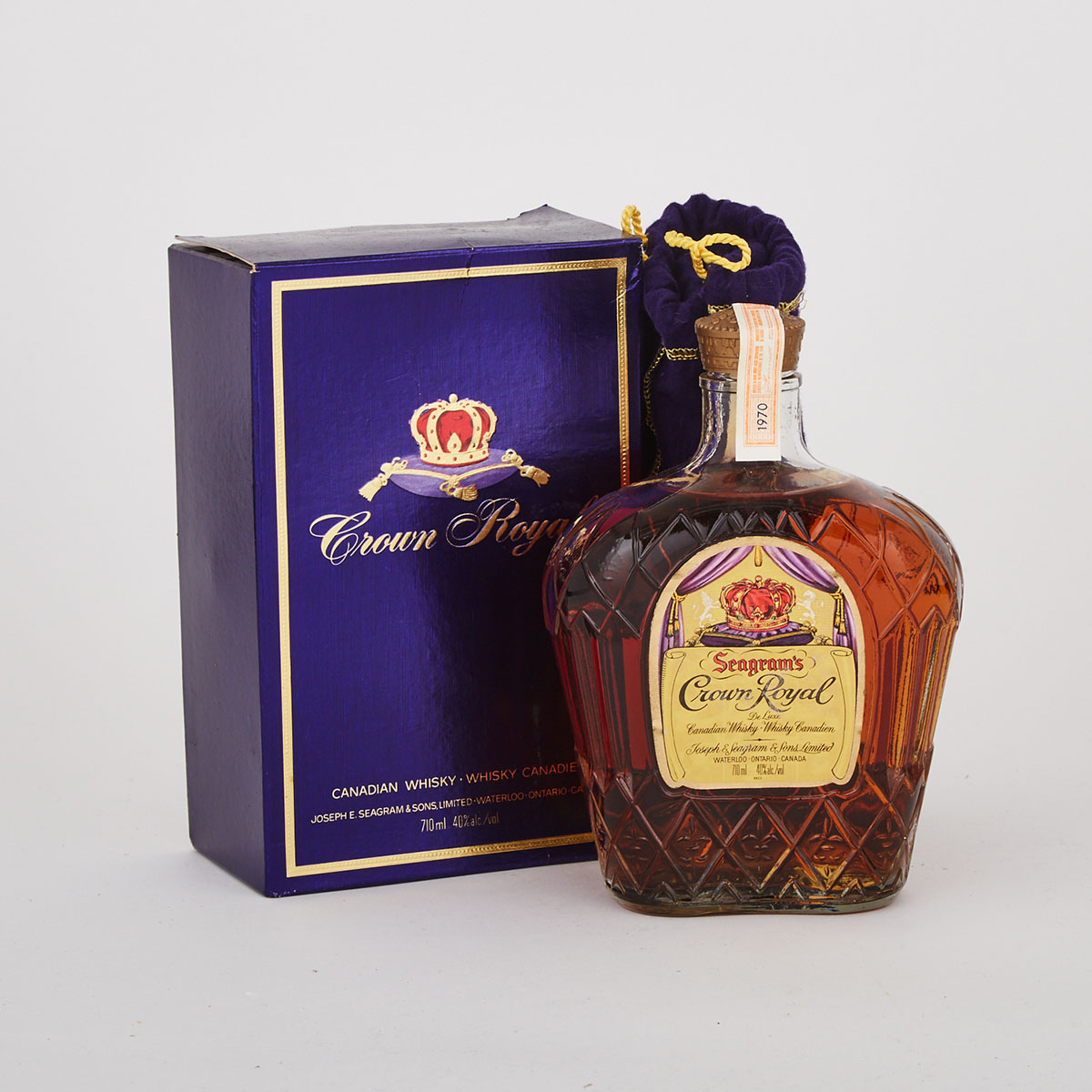 SEAGRAM’S CROWN ROYAL CANADIAN WHISKY  (1)