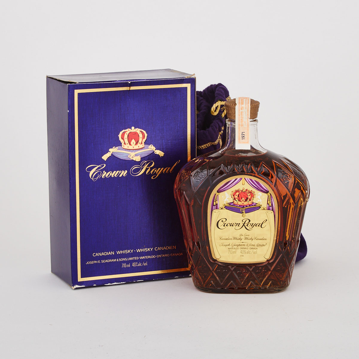 SEAGRAM’S CROWN ROYAL CANADIAN WHISKY  (1)