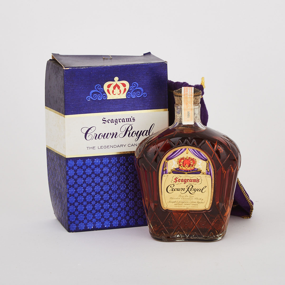 SEAGRAM’S CROWN ROYAL CANADIAN WHISKY (ONE 740 ML)