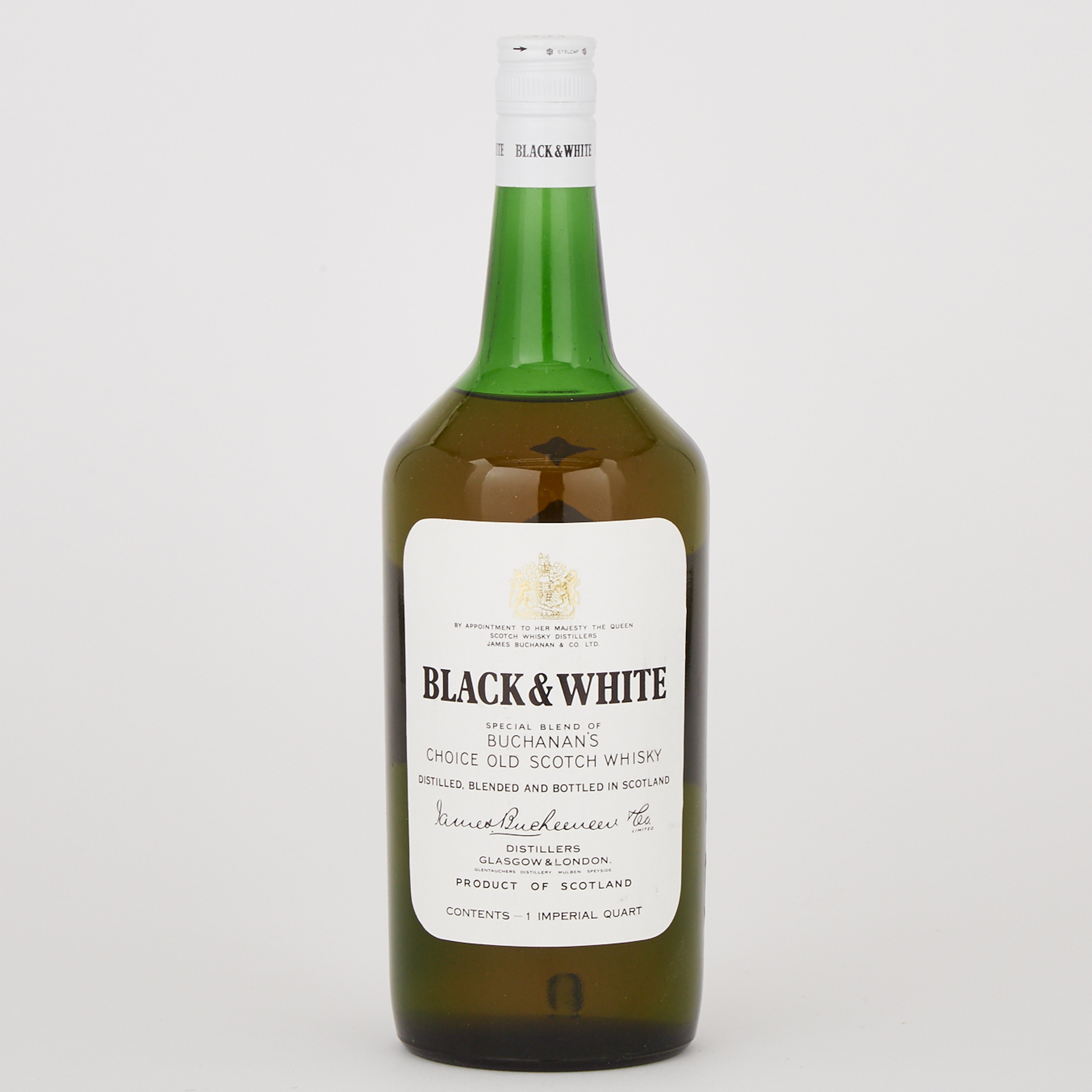 BUCHANAN’S BLACK AND WHITE BLENDED SCOTCH WHISKY (ONE 1136 ML)