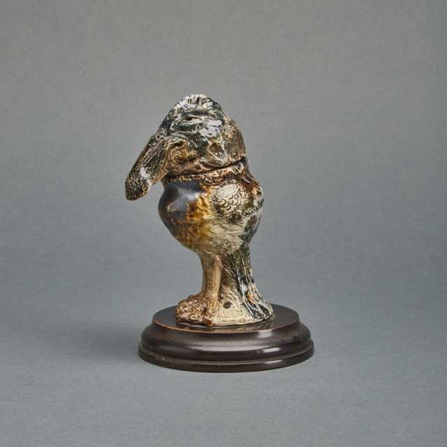 Martin Brothers Stoneware Bird Tobacco Jar, c.1900