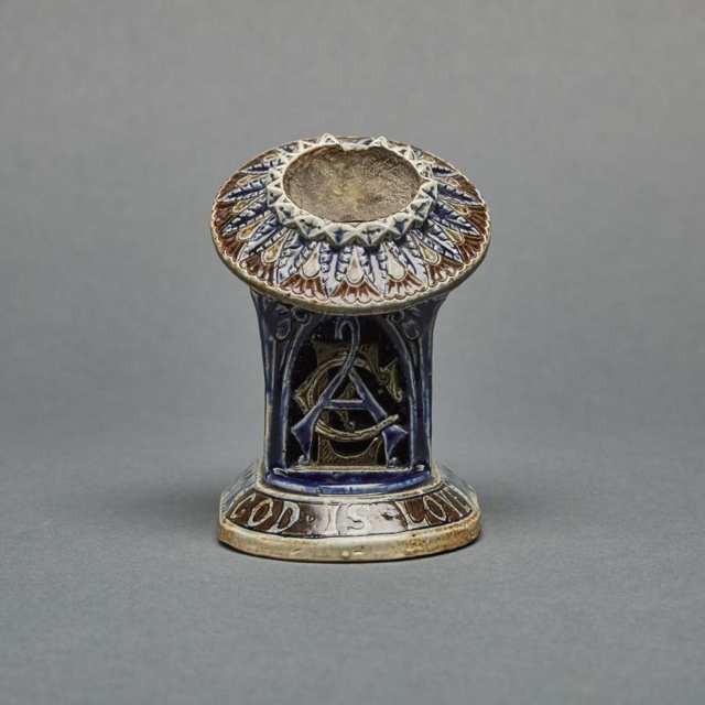 Martin Brothers Stoneware Watch Stand, Walter Edward Willy, 1876