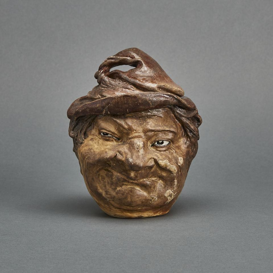 Martin Brothers Stoneware Tobacco Jar with Cover, Robert Wallace Martin, 1911