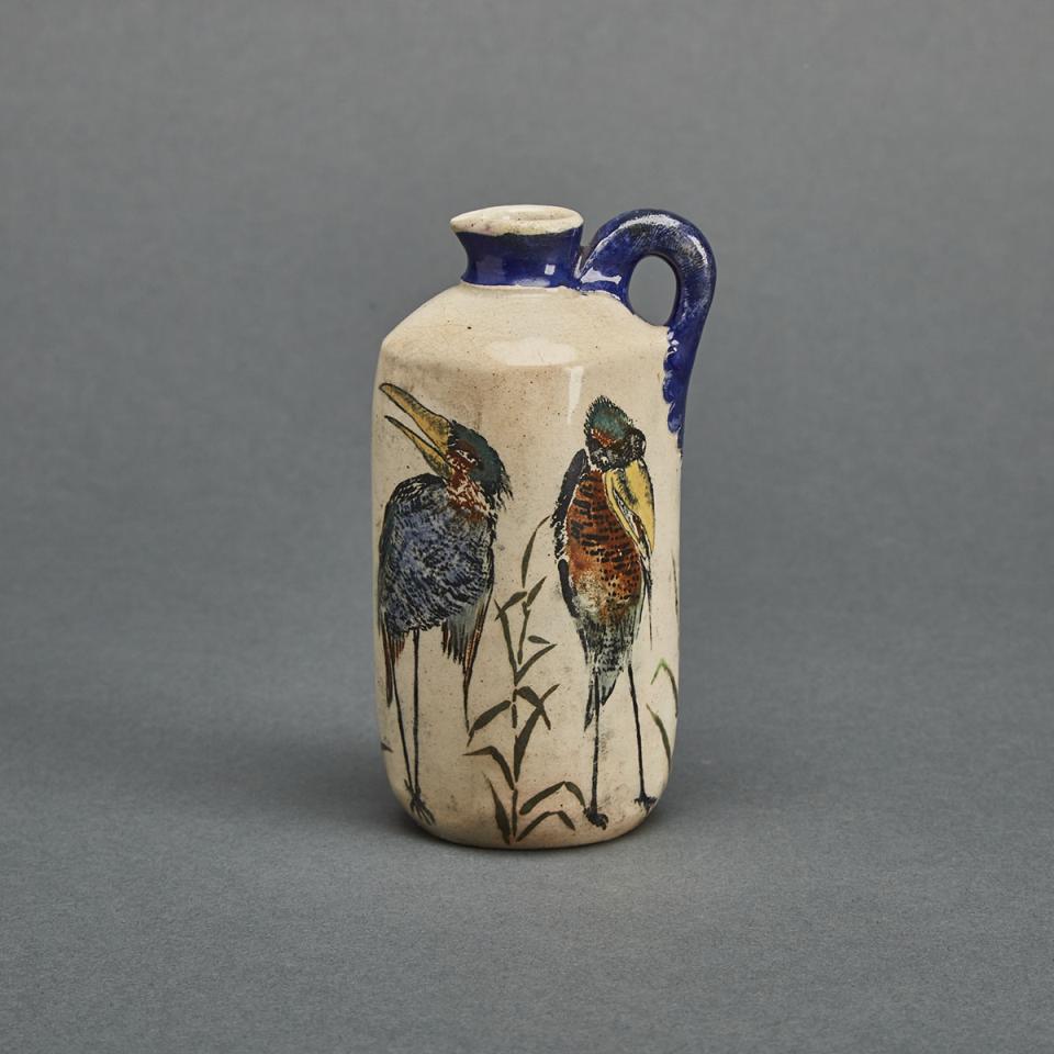 Martin Brothers Earthenware Small Four-Sided Jug, c.1896-98