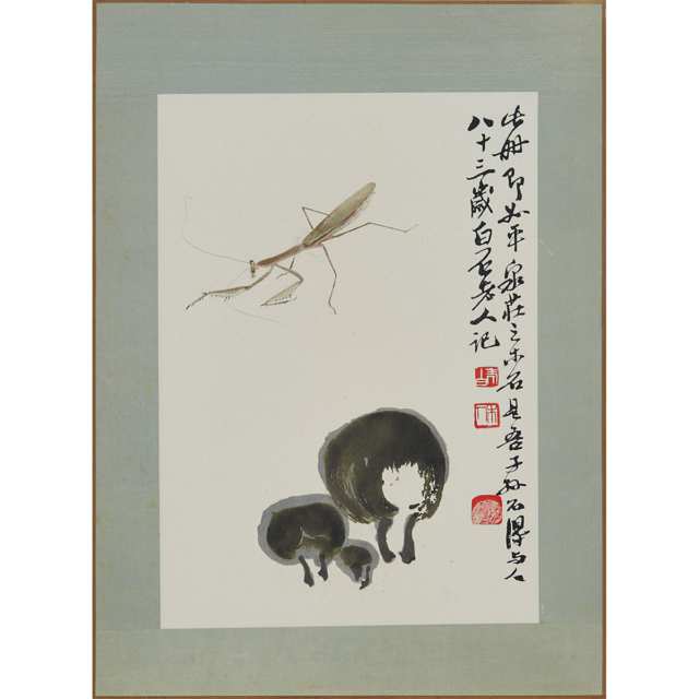 After Qi Baishi 齊白石 (1864-1957), A Set of Ten Woodblock Prints