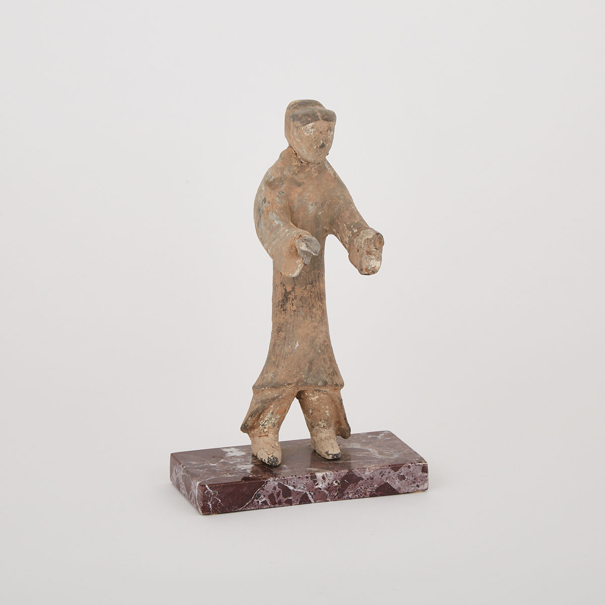 A Terracotta Figure of an Attendant, Han Dynasty