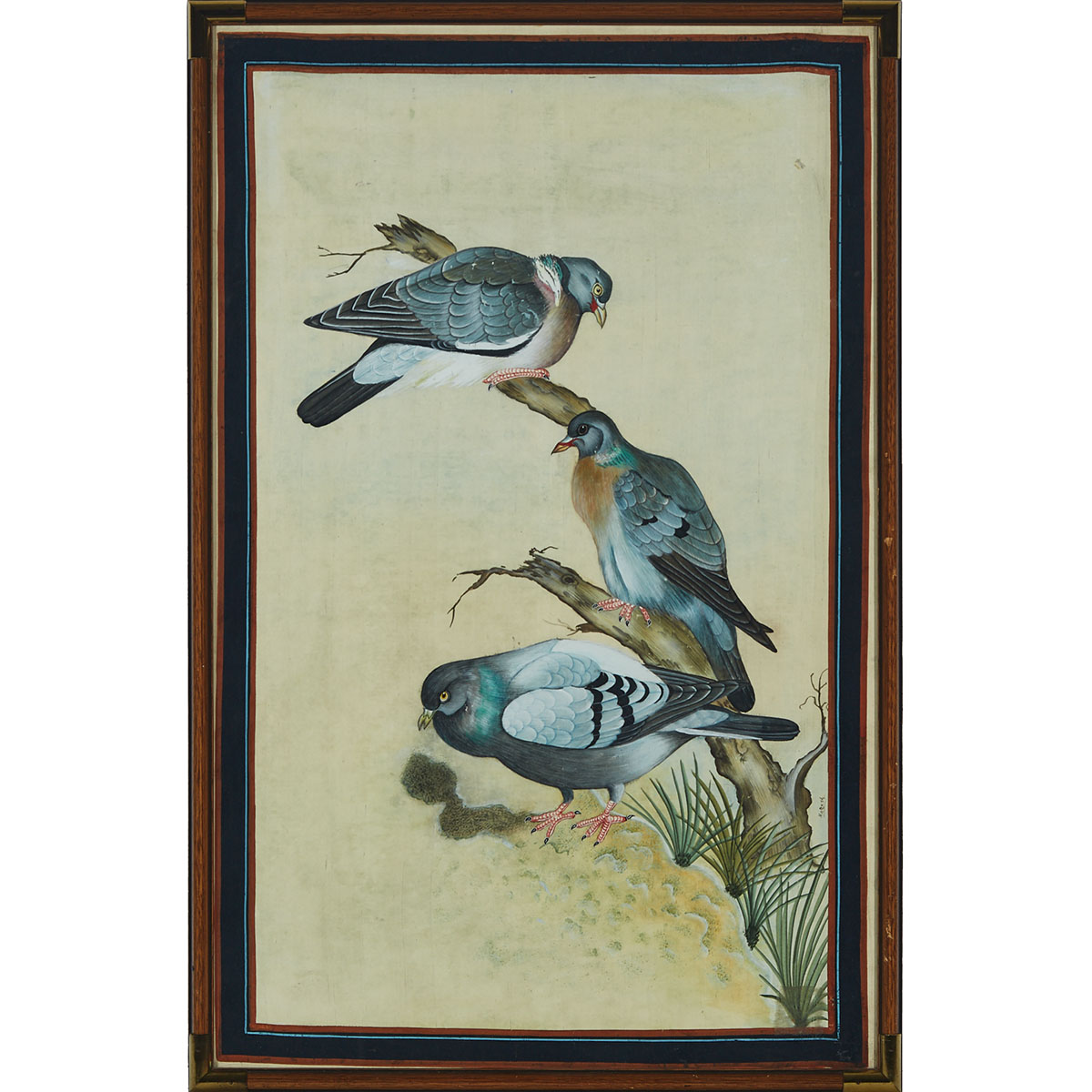 Birds on Bough, India, 19th/20th Century