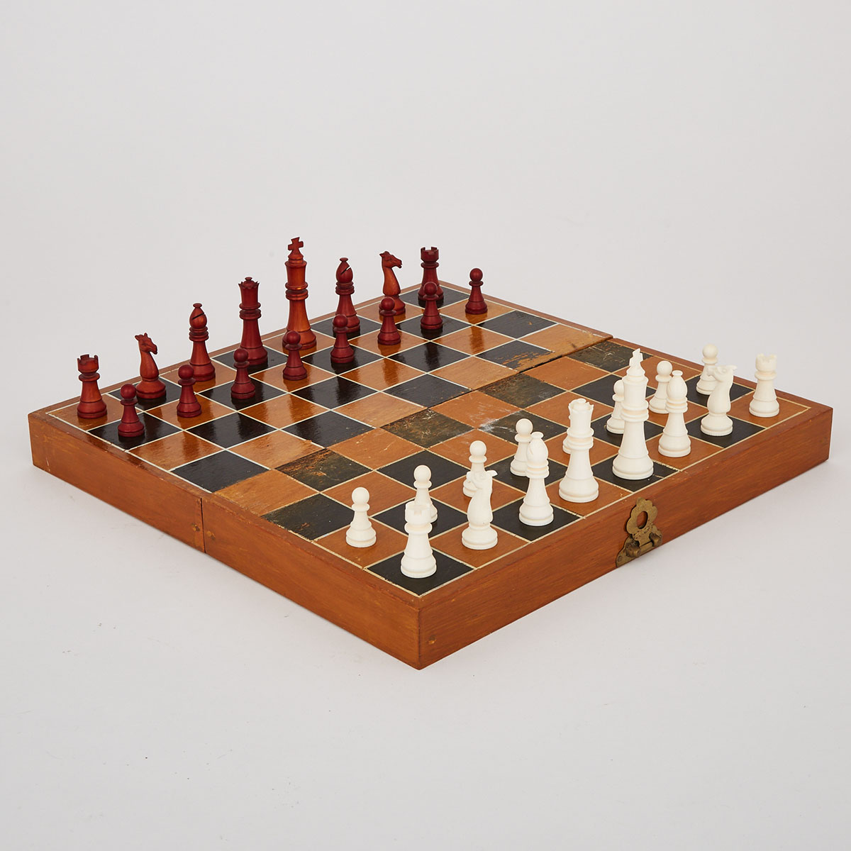An Ivory Hong Kong Export Chess Set