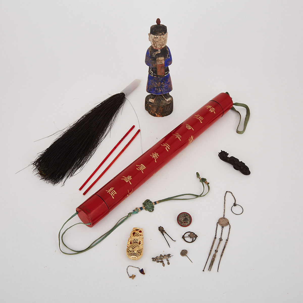 A Group of Miscellaneous Chinese Items, 18th Century and Later