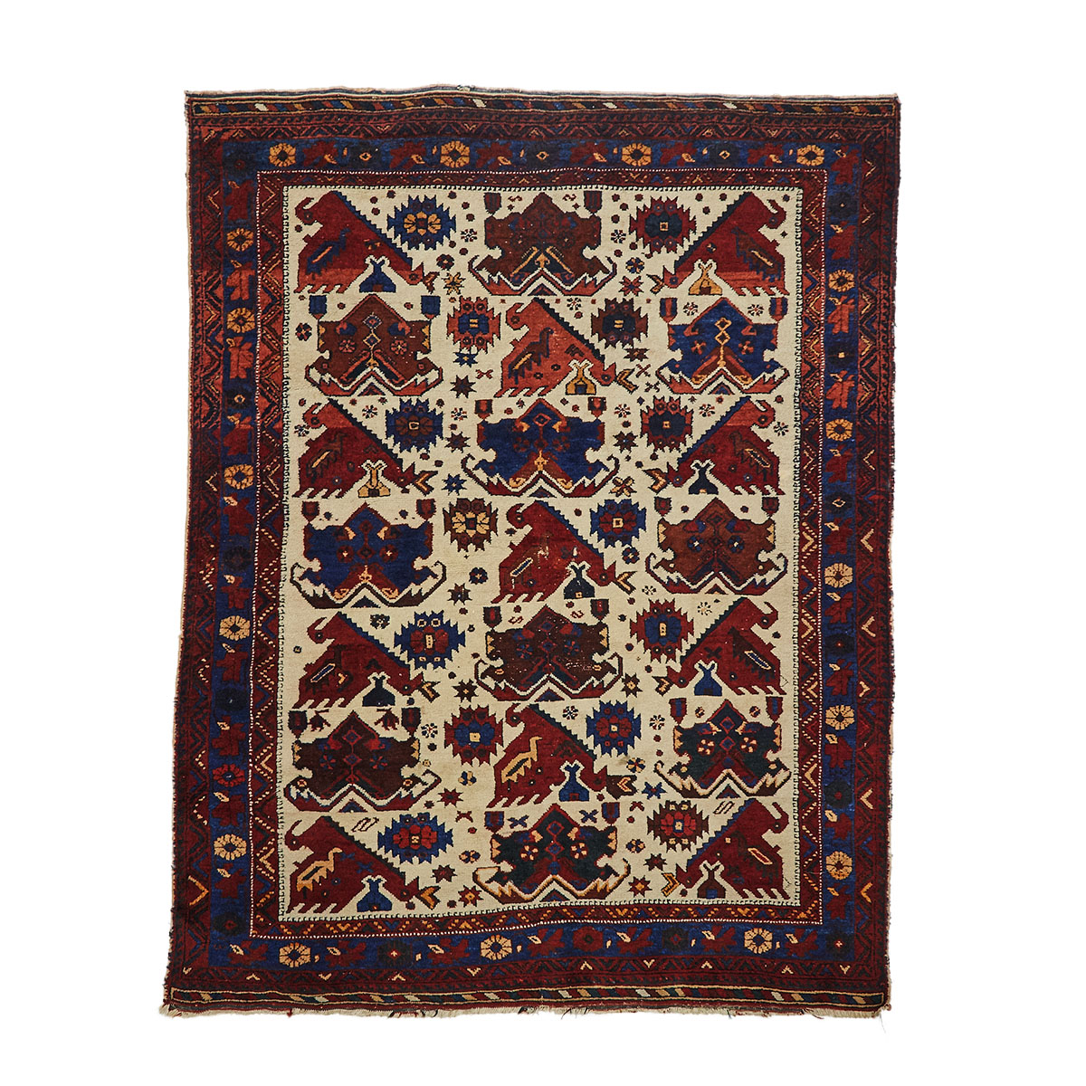 Afshar Rug, Persian, early 20th century