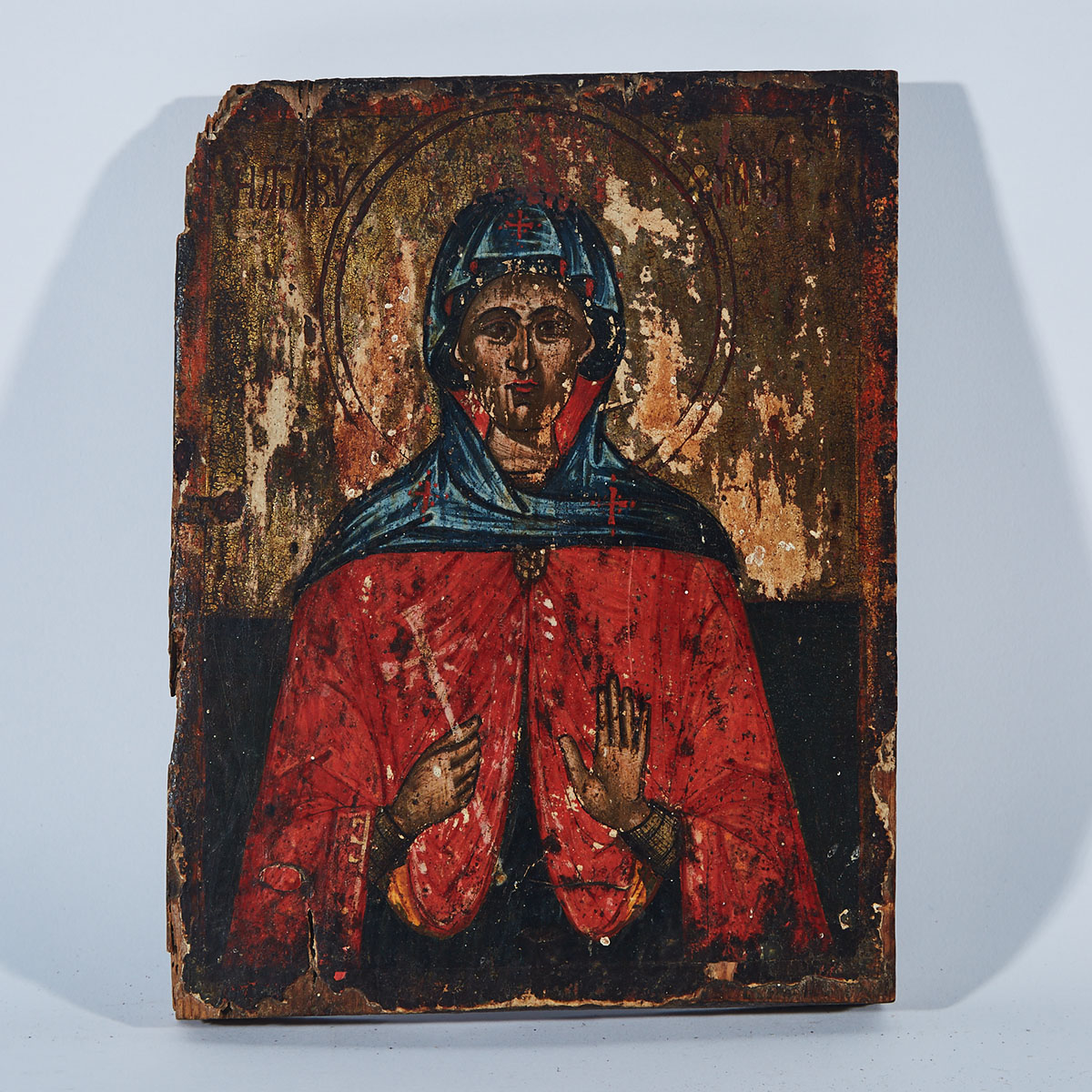 Greek Orthodox Icon of Mary, Mother of God, early 19th century