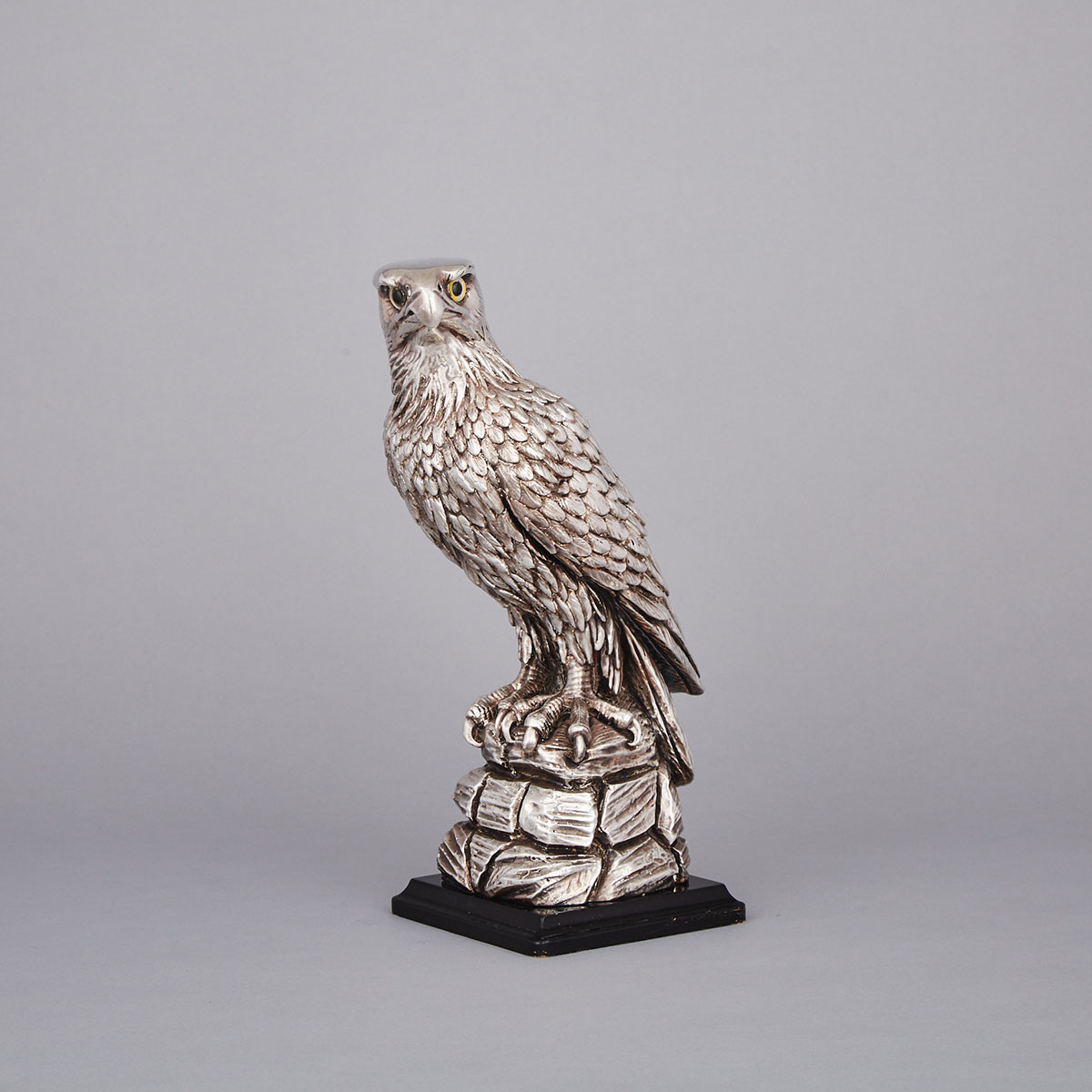 Continental Silver Model of an Eagle, 20th century