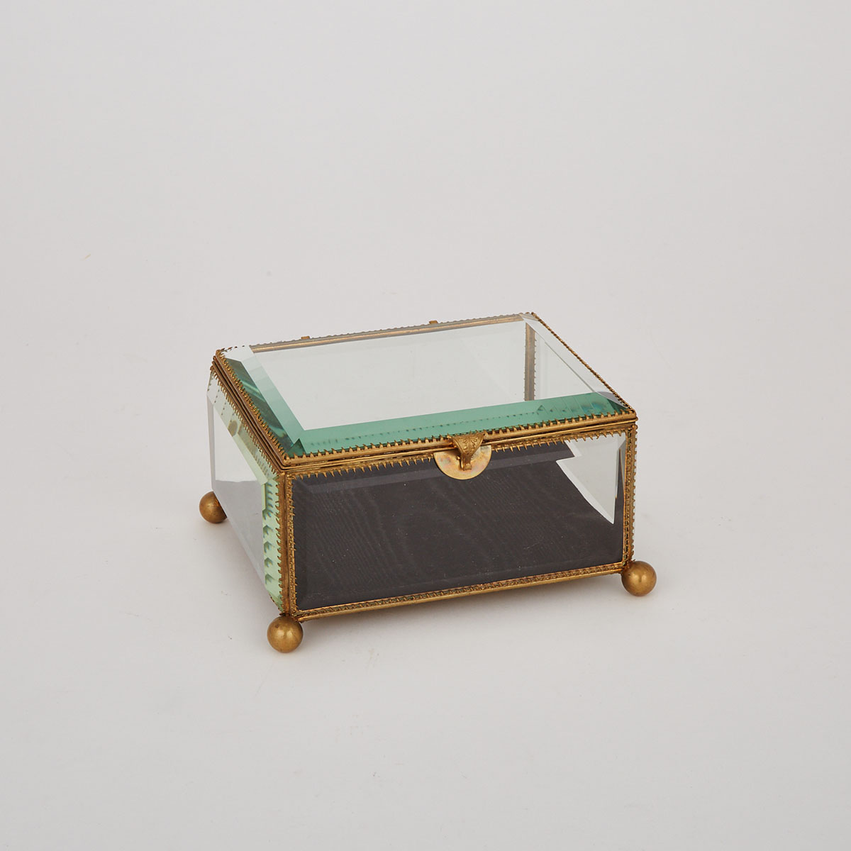 French Ormolu and Cut Glass Dresser Casket, early 20th century