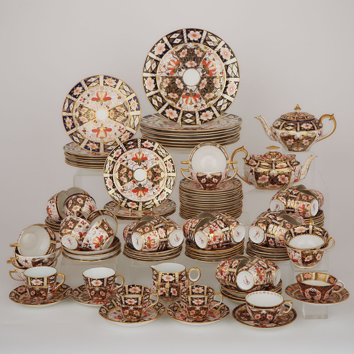 Group of Royal Crown Derby Mainly ‘Imari’ (2451) Pattern Tablewares, 20th century