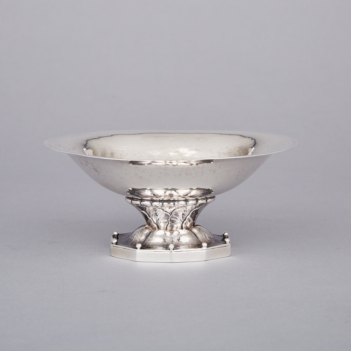 Danish Silver Footed Bowl, #181, Georg Jensen, Copenhagen, c.1915-30