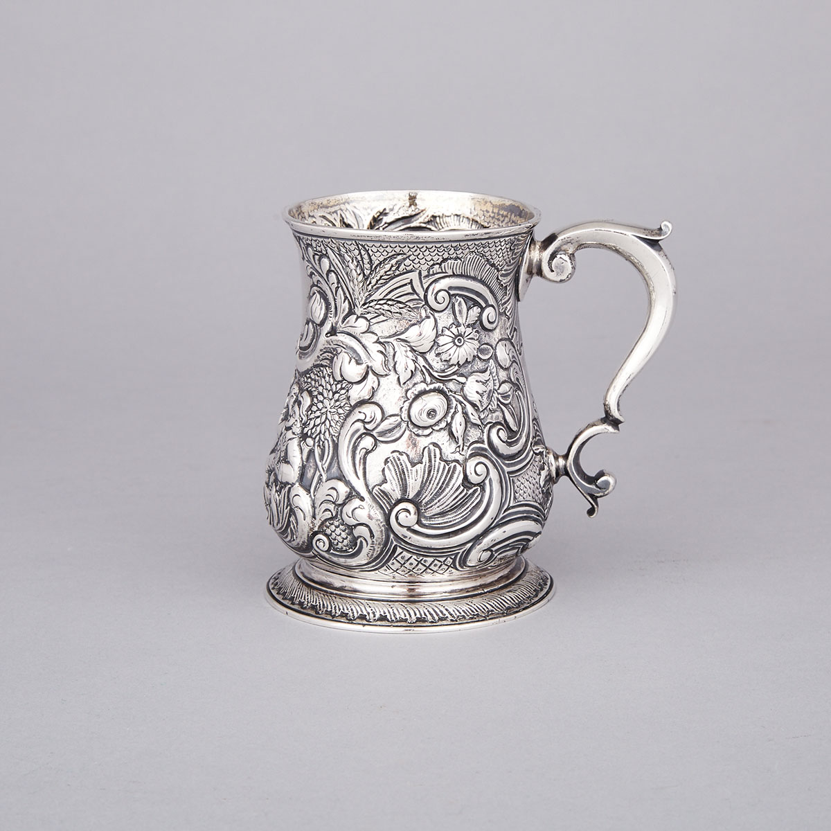 George II Silver Baluster Mug, Thomas Whipham, London, 1754