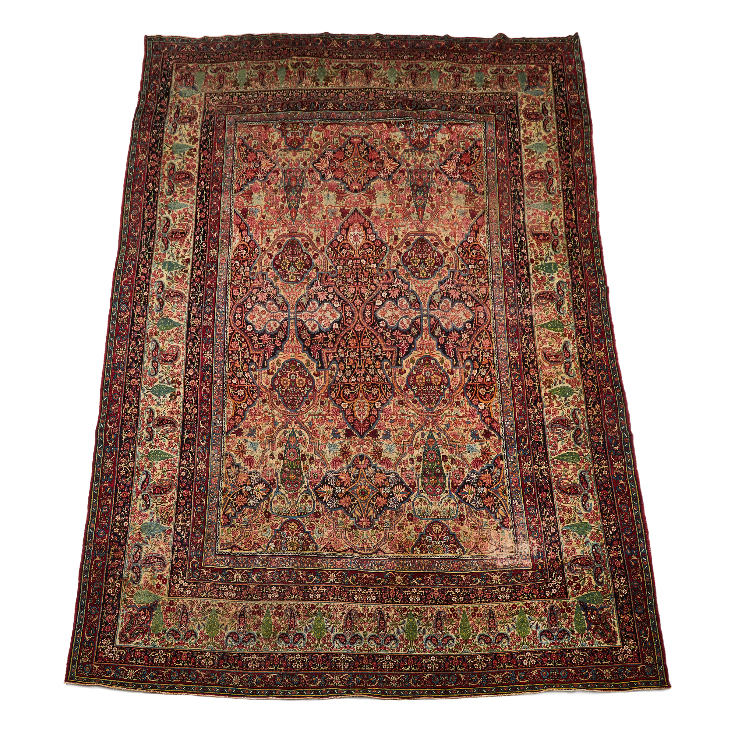 Laver Kerman Carpet, Persian, late 19th/ early 20th century