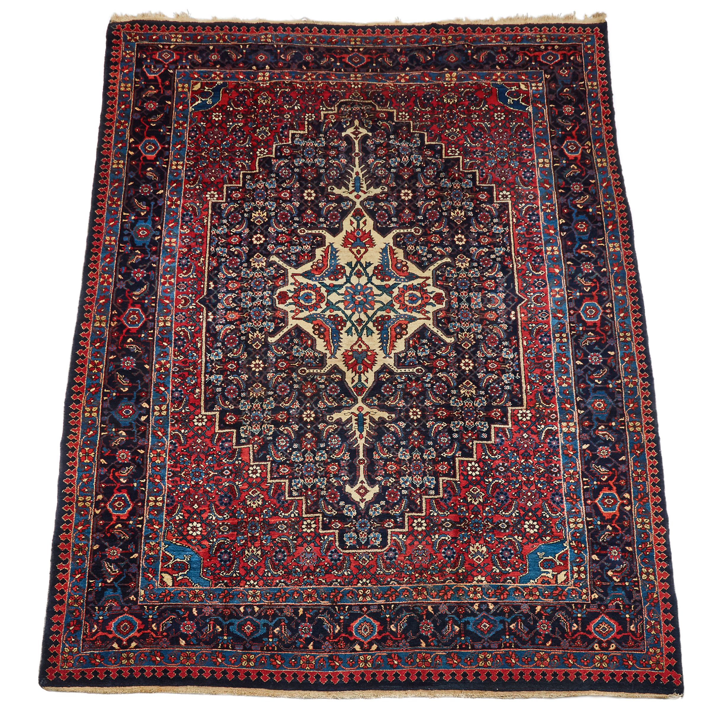 Bibikebad Hamadan Carpet, Persian, c.1930