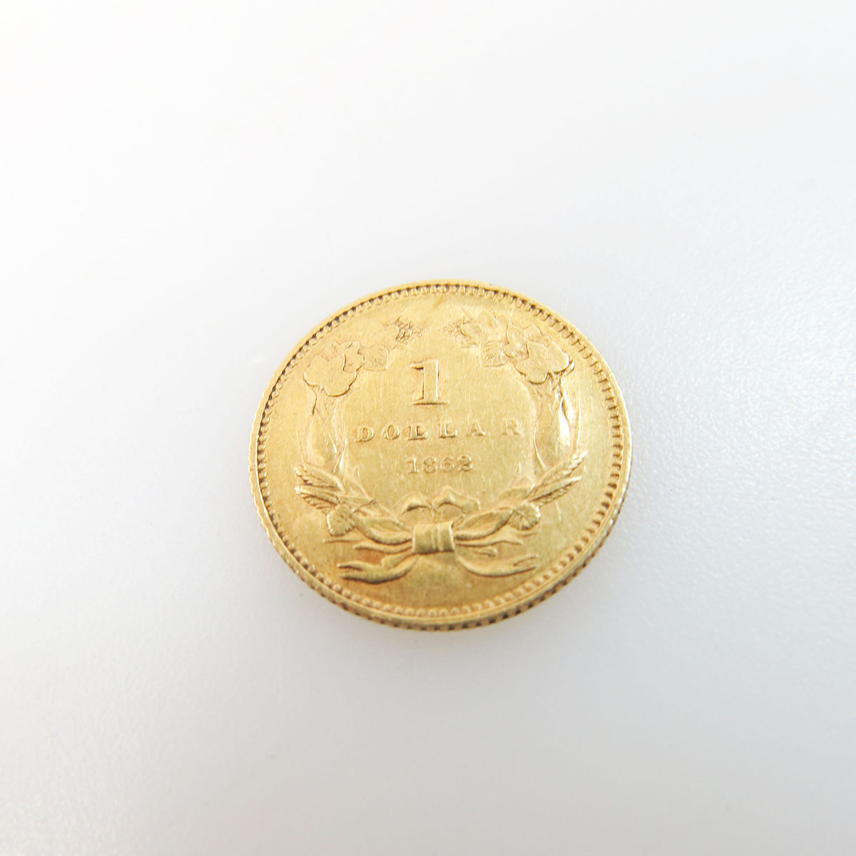 American 1862 One Dollar Gold Coin