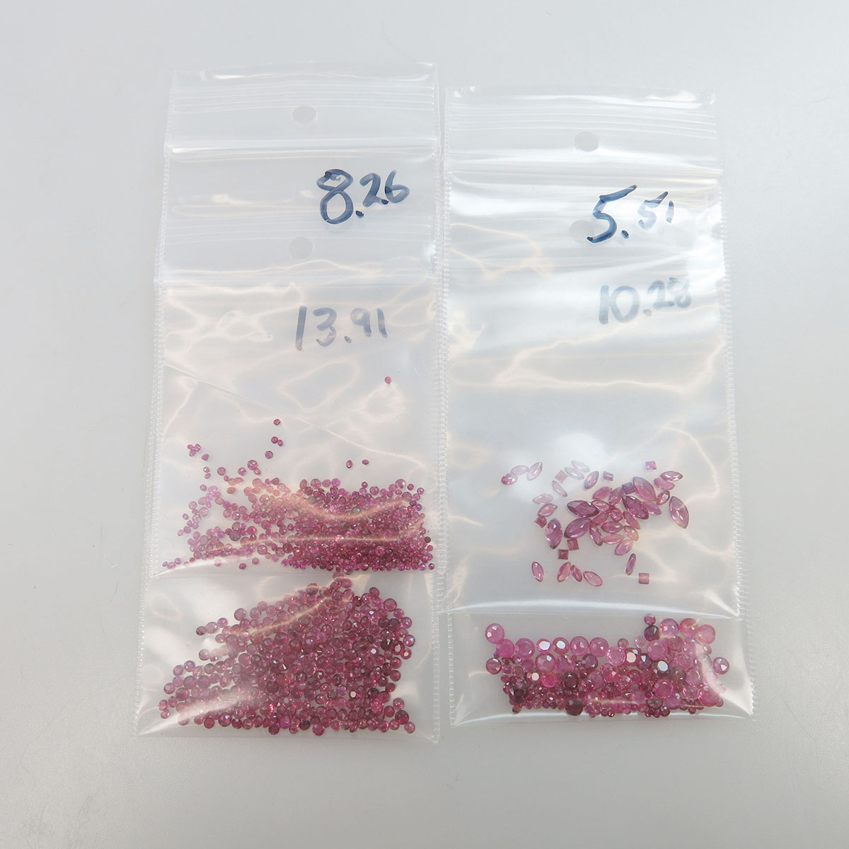 Quantity Of Unmounted Various Cut Rubies