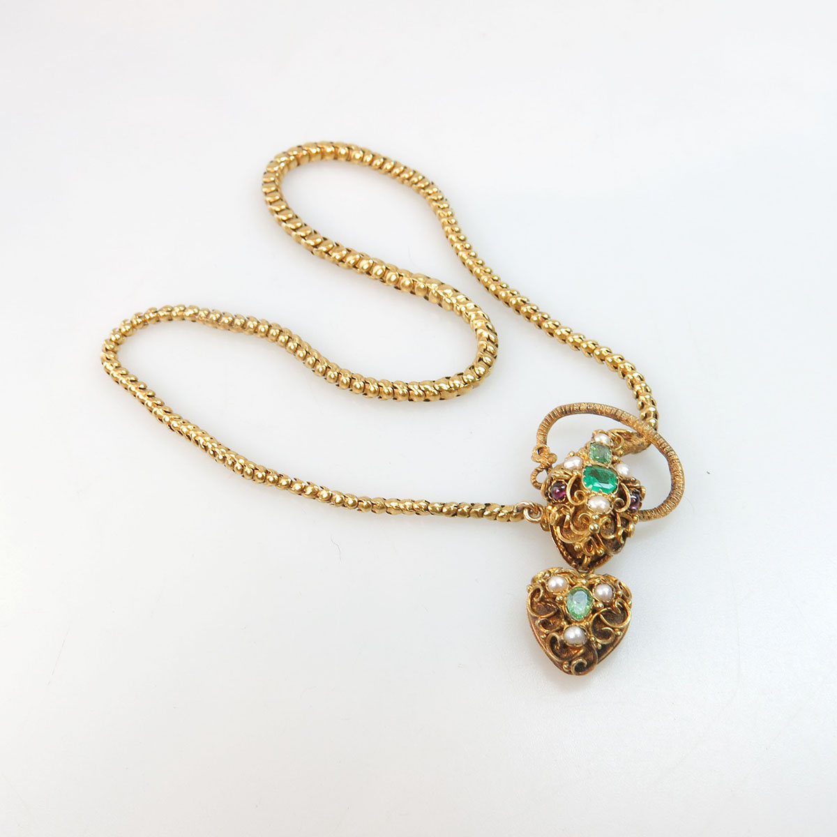 Birks 14k Yellow Gold Serpent Necklace