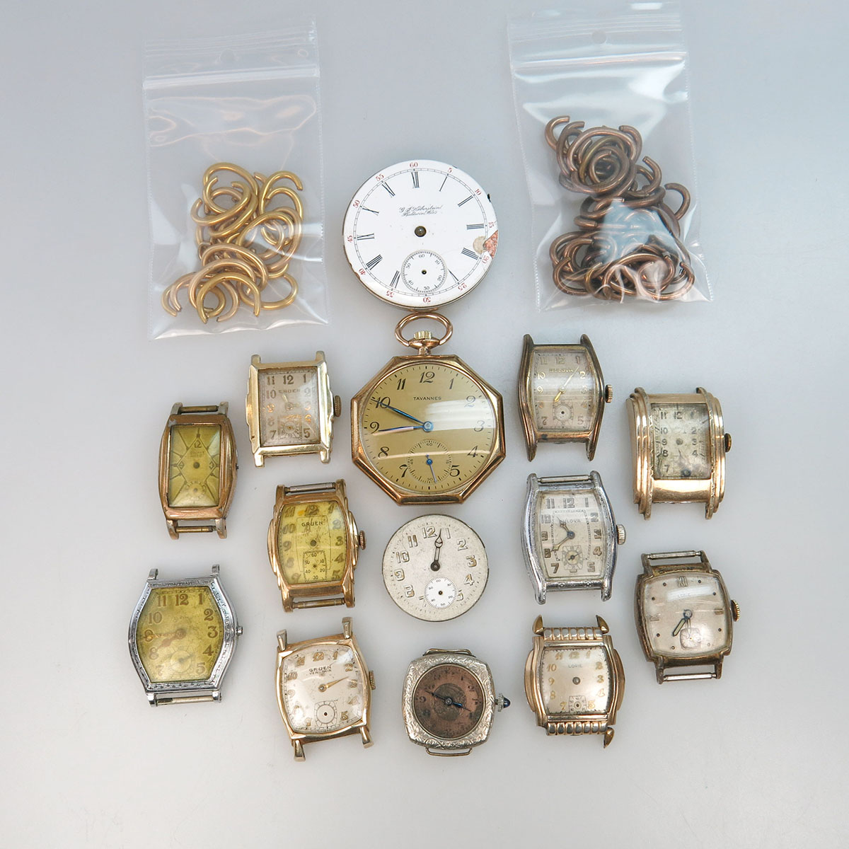 Quantity Of Watches And Watch Parts