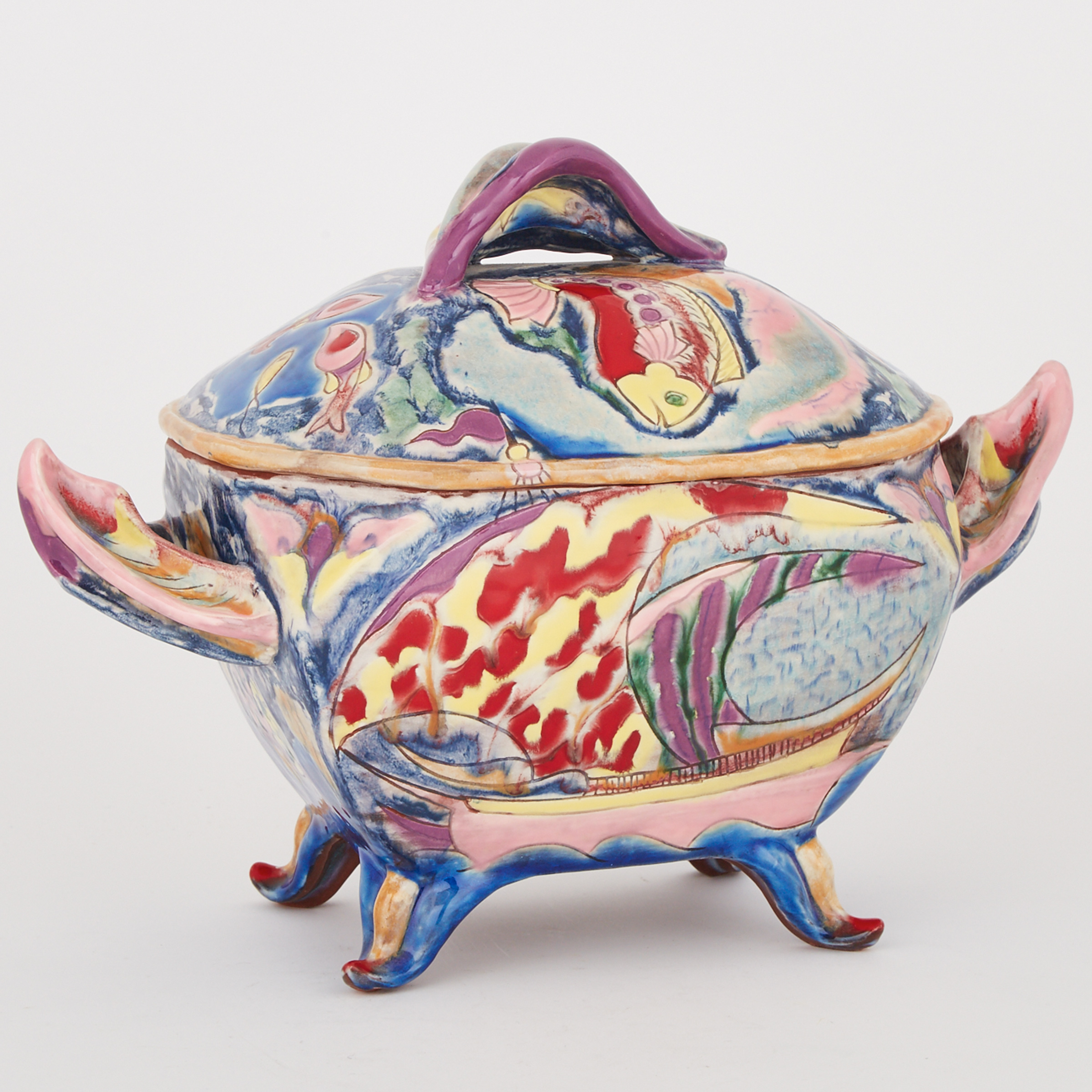 Karin Pavey (Canadian, b.1958) 
Covered Soup Tureen, 1990