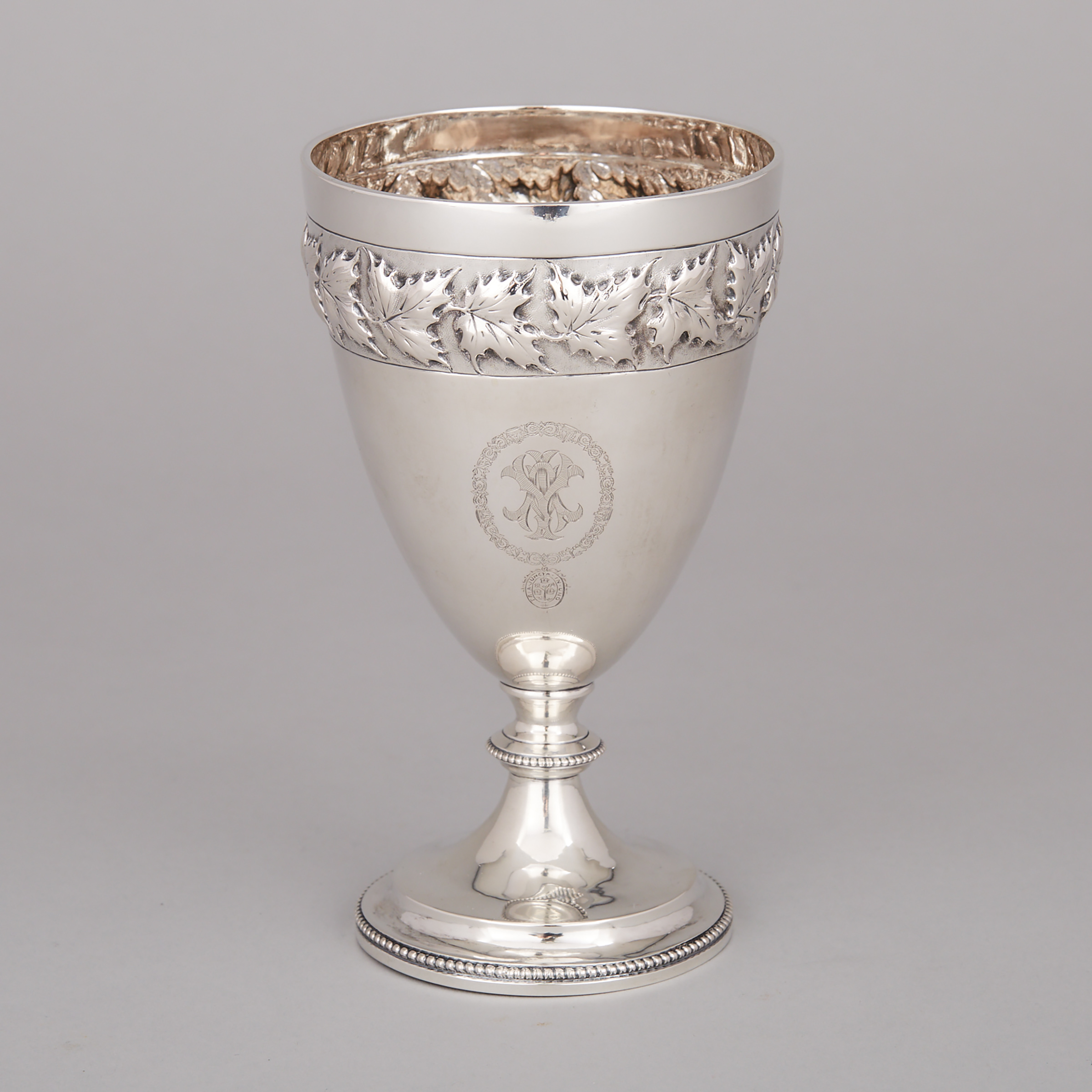 Canadian Silver Goblet, Savage, Lyman & Co., Montreal, Que., c.1868-79