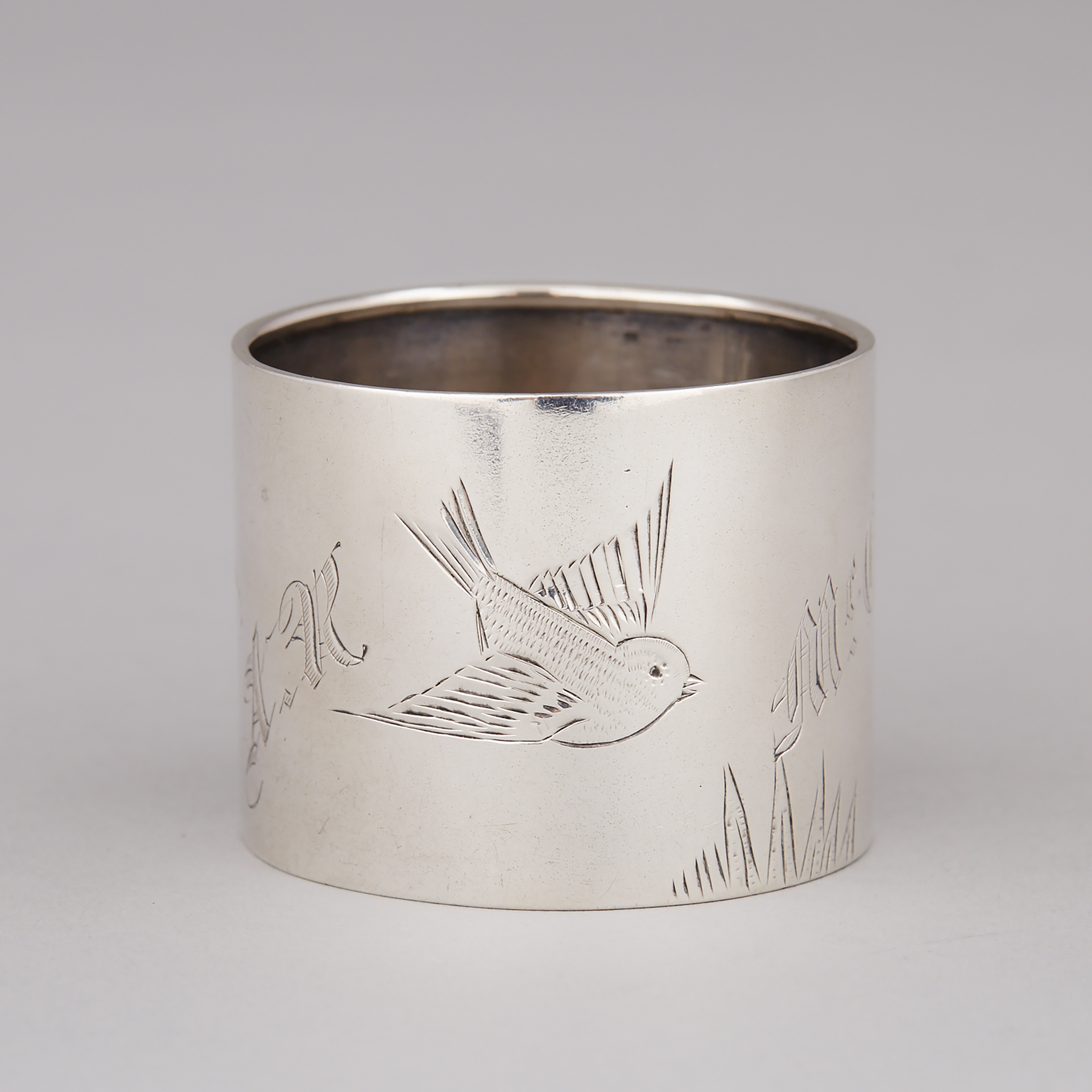 Canadian Silver Napkin Ring, Robert Hendery & Co., Montreal, Que., 1880s